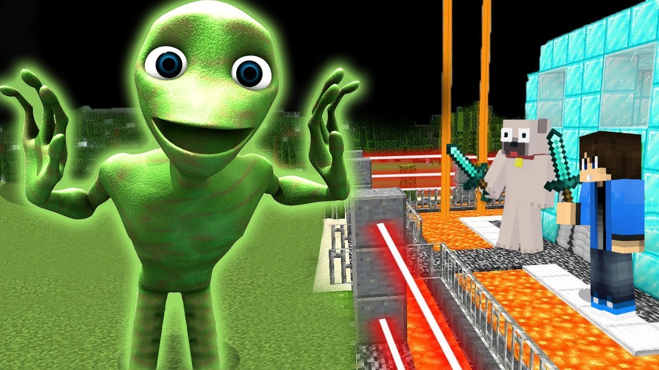 DAME TU COSITA vs VÉDETT HÁZ ÉPITŐ KIHÍVÁS A MINECRAFTBAN!