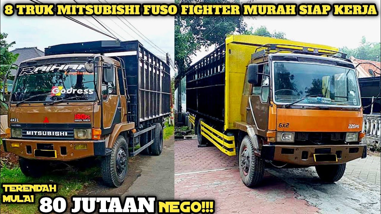 HARGA TRUK MITSUBISHI FUSO FIGHTER BEKAS MURAH || MULAI 80 JUTA || UPDATE TERBARU 2023 || JUAL BELI
