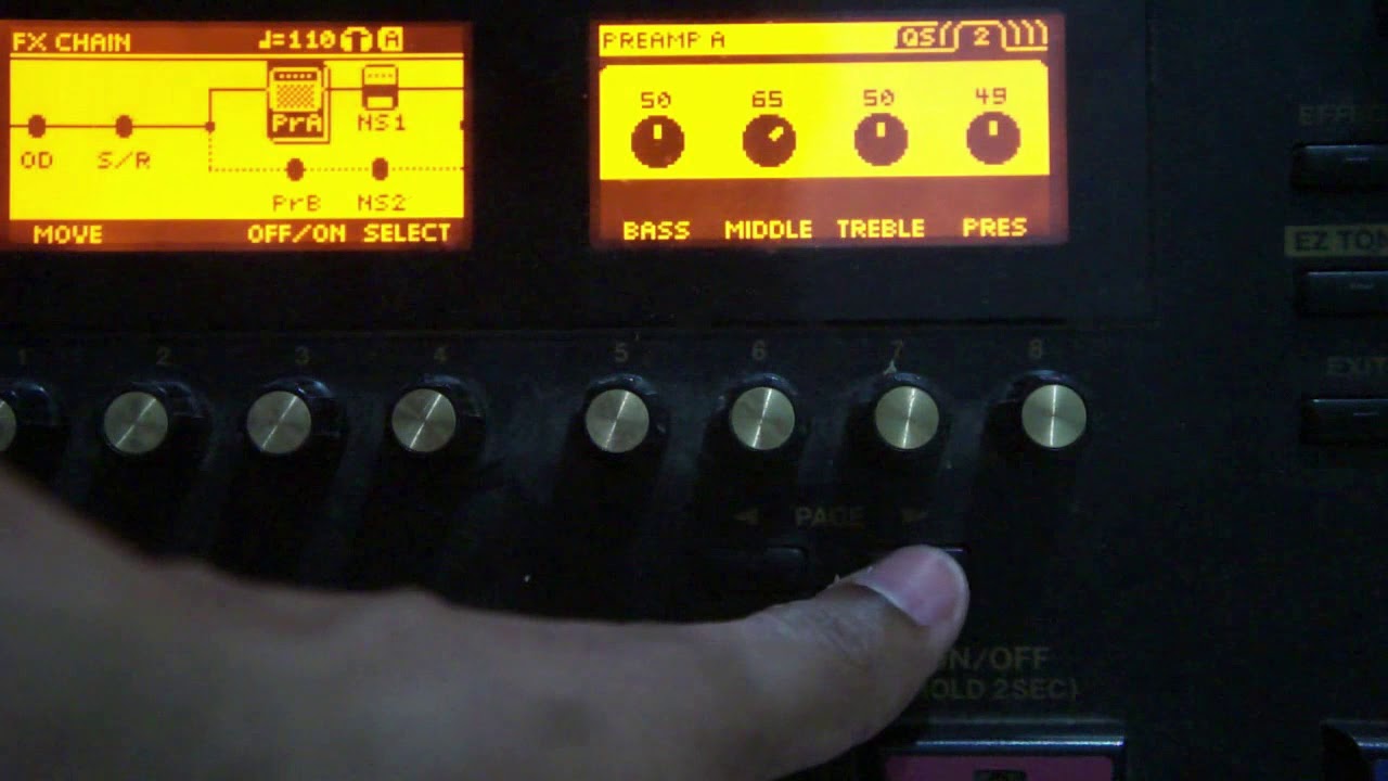 DISTORÇÃO - TIMBRE FORRÓ ROMÃNTICO,NA GT 100.