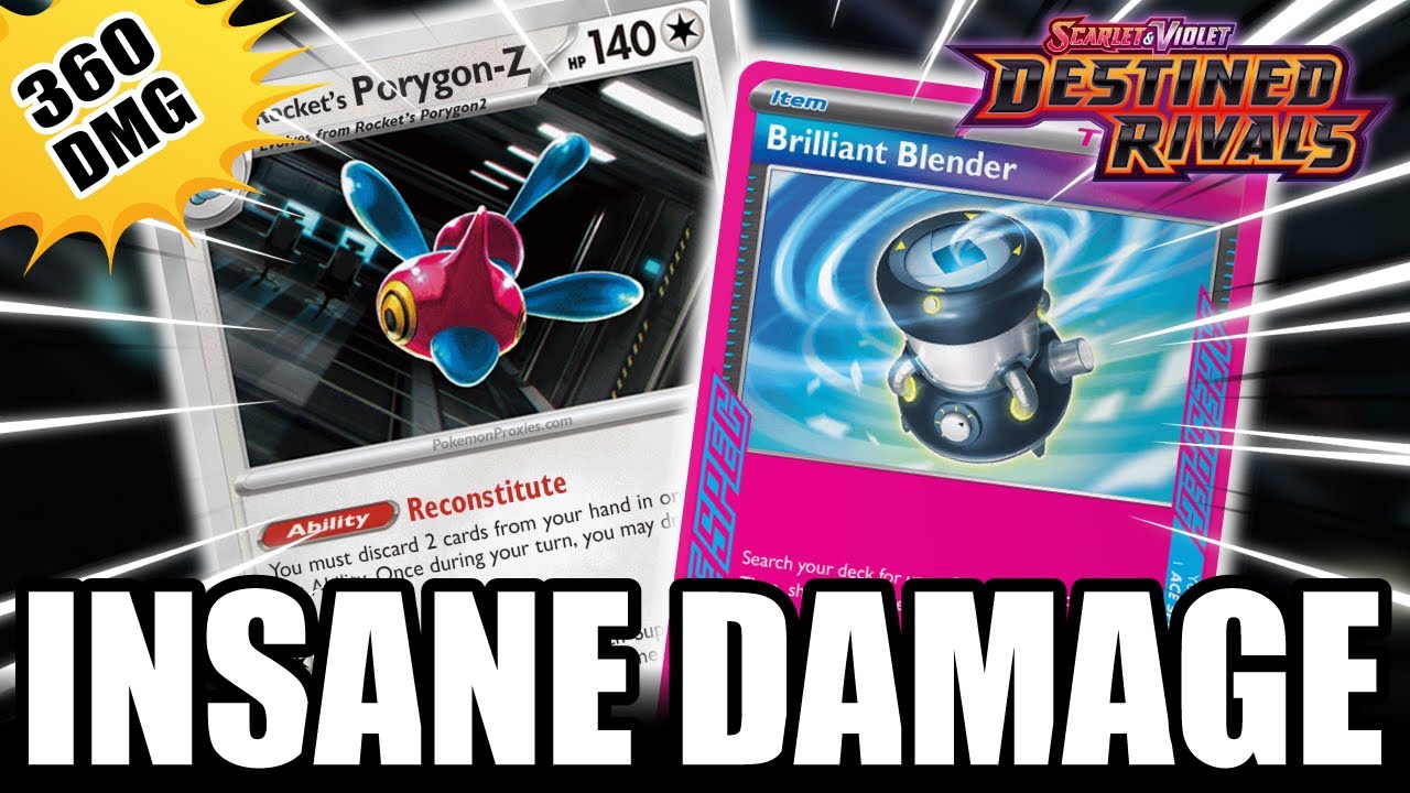 Team Rocket's Porygon-Z Can Do INSANE DAMAGE! - Destined Rivals | 2025 Standard Format