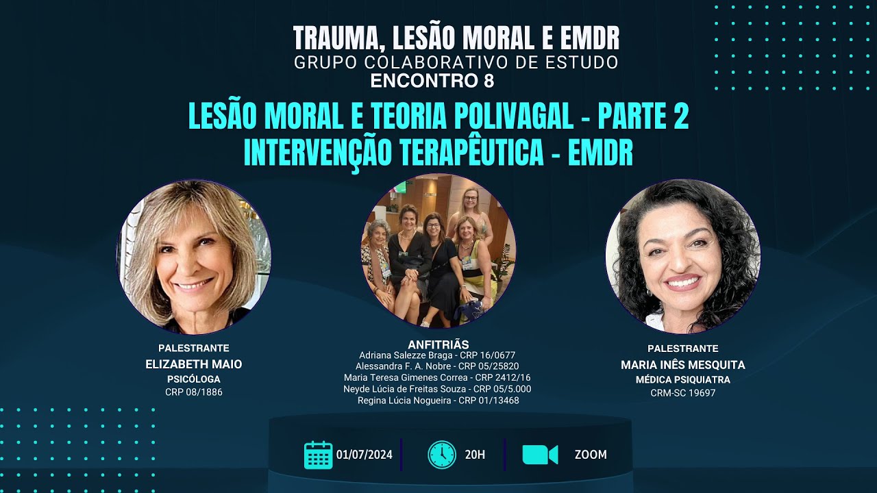 Trauma, Lesão Moral e EMDR - Encontro 8 - Lesão Moral e Teoria Polivagal - Parte 2