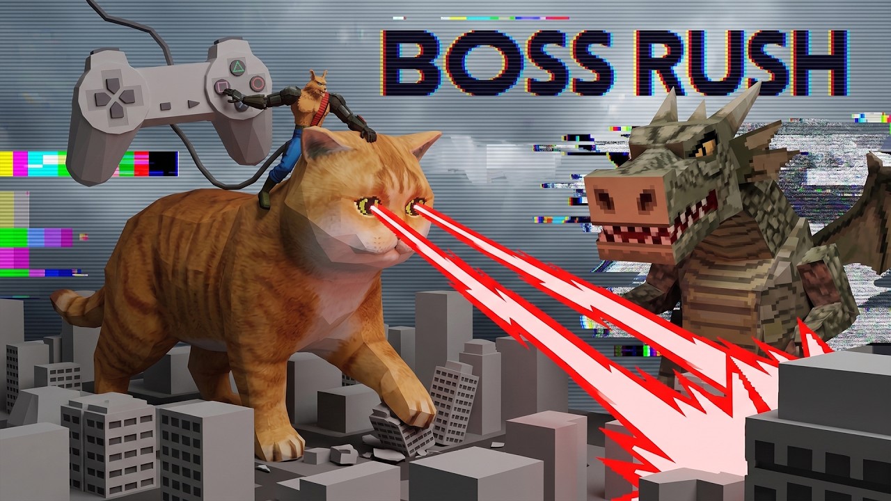 СТРИМ С ЧИПАЕМ#545 - ТАЩИМ BOSS RUSH от КИКУ (120 ЗЛЫХ БОСЯКОВ на PS1 ПРОТИВ ЧИПАЯ) - ЧАСТЬ #2