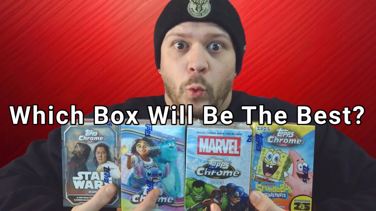 The ULTIMATE Topps Chrome Blaster Box Opening! (Star Wars, Disney, Marvel, & SpongeBob)