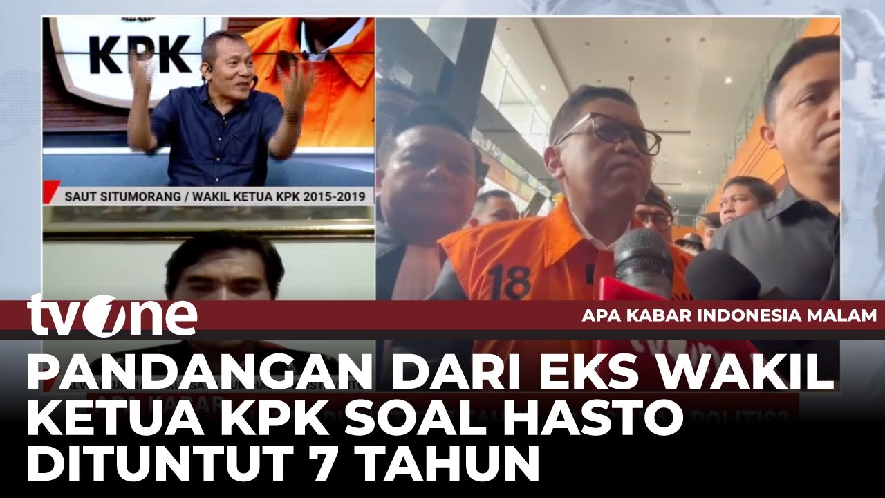 Menerka Tuntutan 7 Tahun Jaksa untuk Hasto, Kental Unsur Politik? | AKIM tvOne