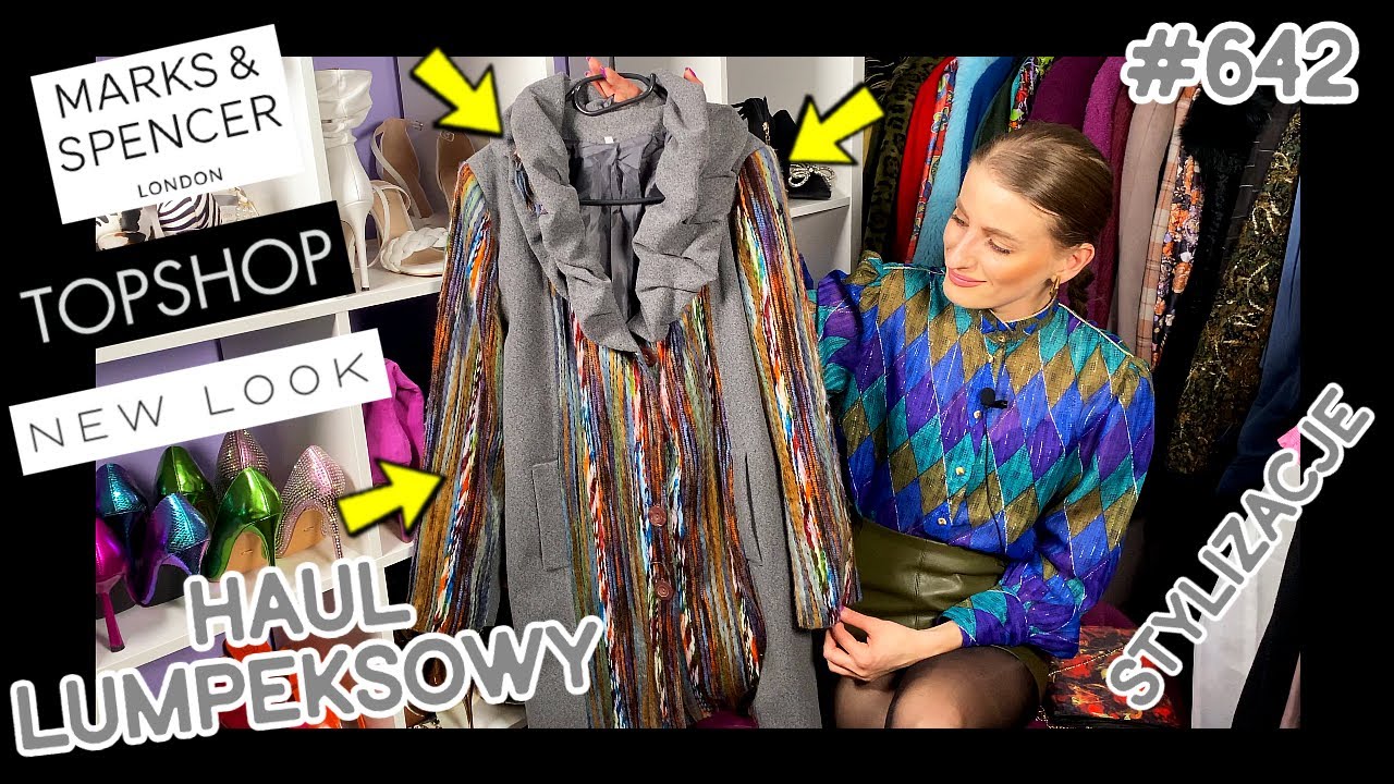 HAUL LUMPEKSOWY 👛 KOLOROWE ZESTAWY 🌈 STYLIZACJE Z SECOND HANDU 👗👠 #642