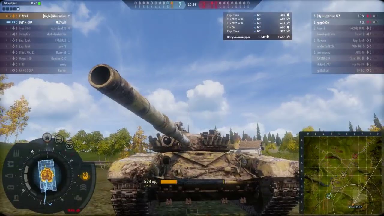 Armored Warfare: крепкий экспортник T-72M1. Выжил, победил. Tough export tank T-72M1. Survived, won
