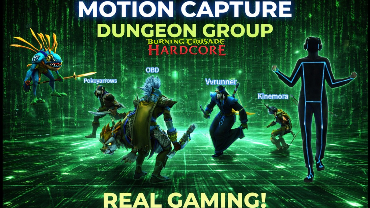 WoW TBC Hardcore Motion Capture Dungeon Group in Blackfathom Deeps