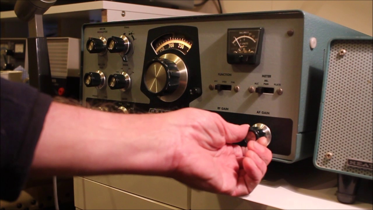Heathkit HW100 Ham Radio from the late 1960s - G3ZPS