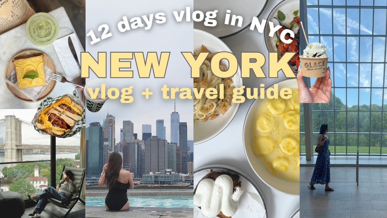 SUB）NYC vlog🚕🗽アラサー女ひとり旅ニューヨーク編｜solo travel to New York, cafe, best foods, hotels