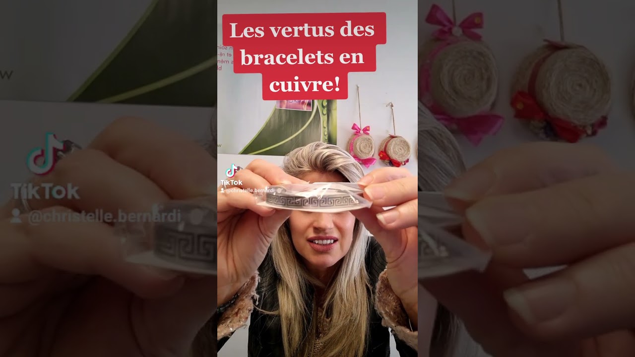 Les vertus des bracelets en cuivre! disponible aux Délices de l'âme !