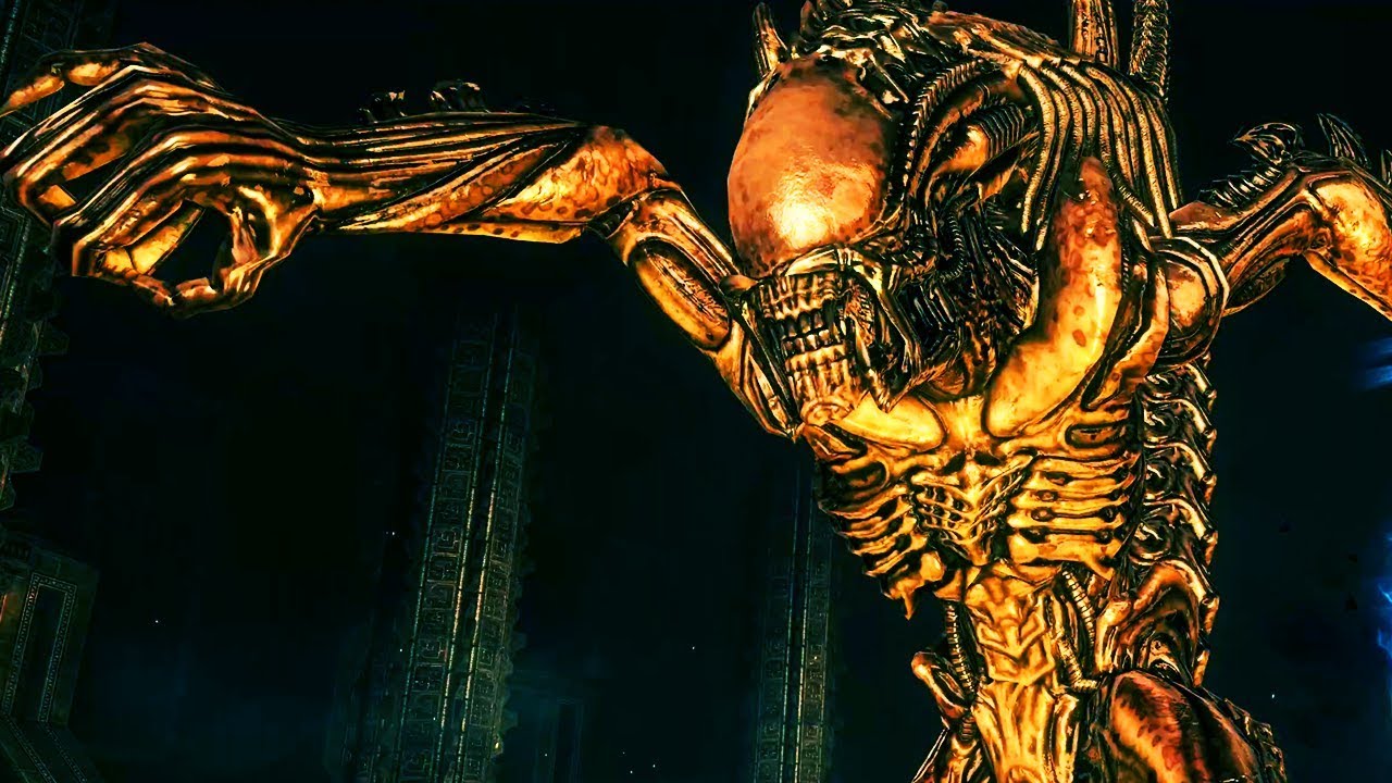 PREDALIEN VS PREDATOR  Epic Fight Scene &ndash; Aliens vs Predator Game 4k 60FPS Ultra HD