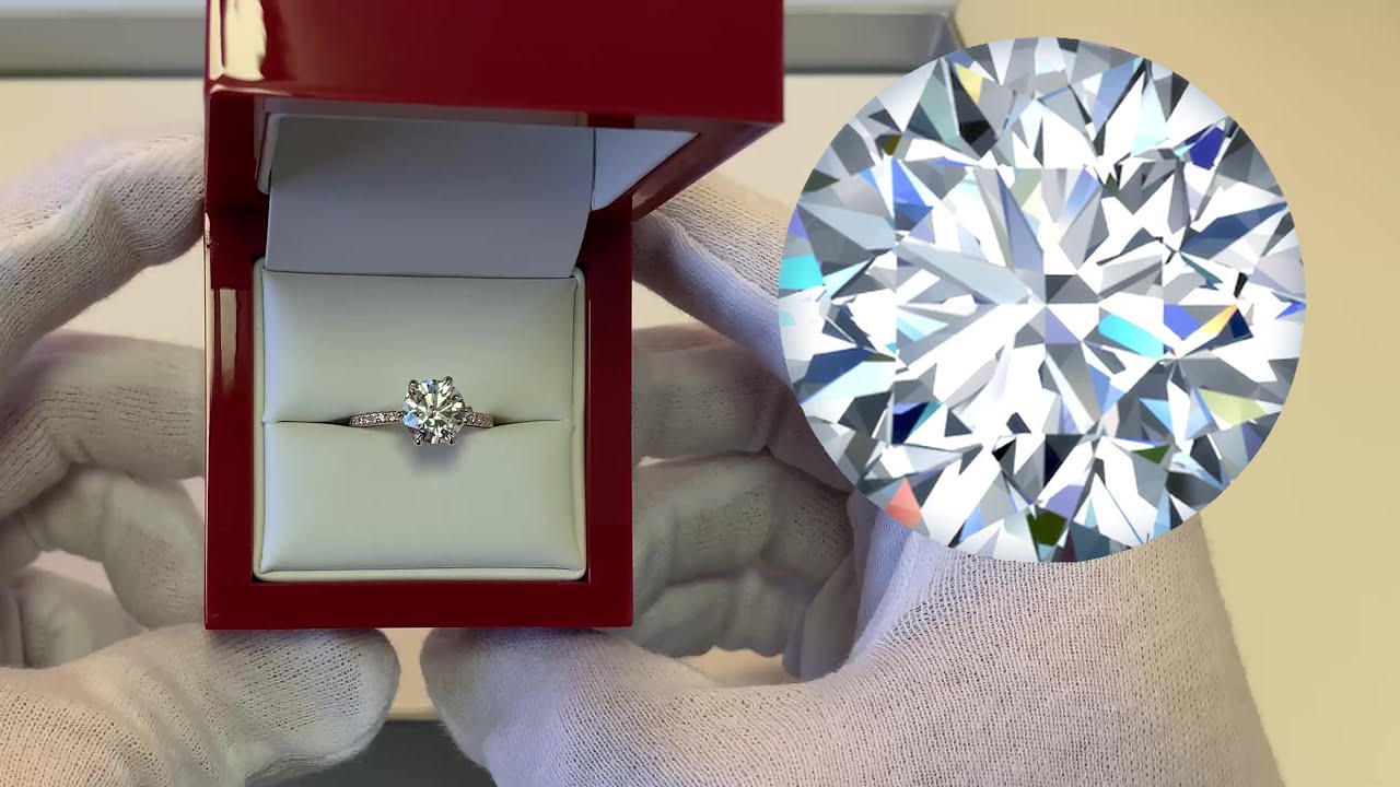 2 CARAT Lab Diamond Engagement Ring (Color: D) (Clarity: SI 1) (James Allen) (Cost: $7005)