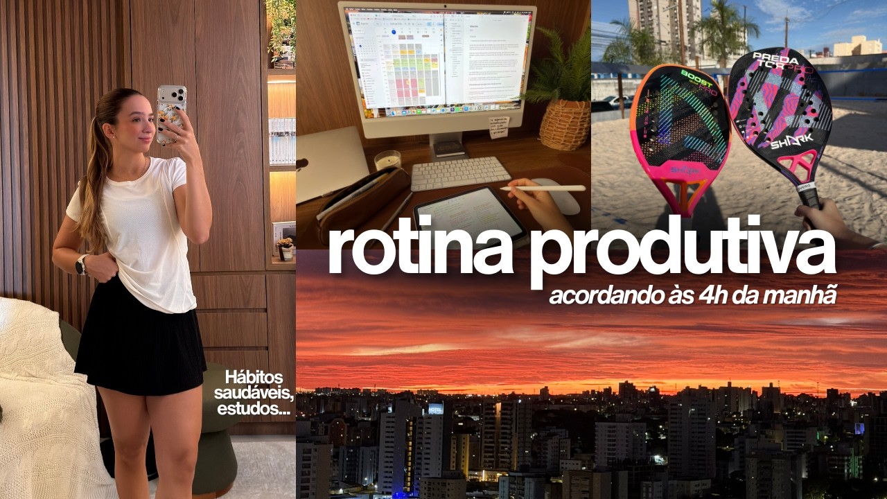VLOG | rotina produtiva cultivando h&aacute;bitos saud&aacute;veis, estudos, quaresma...