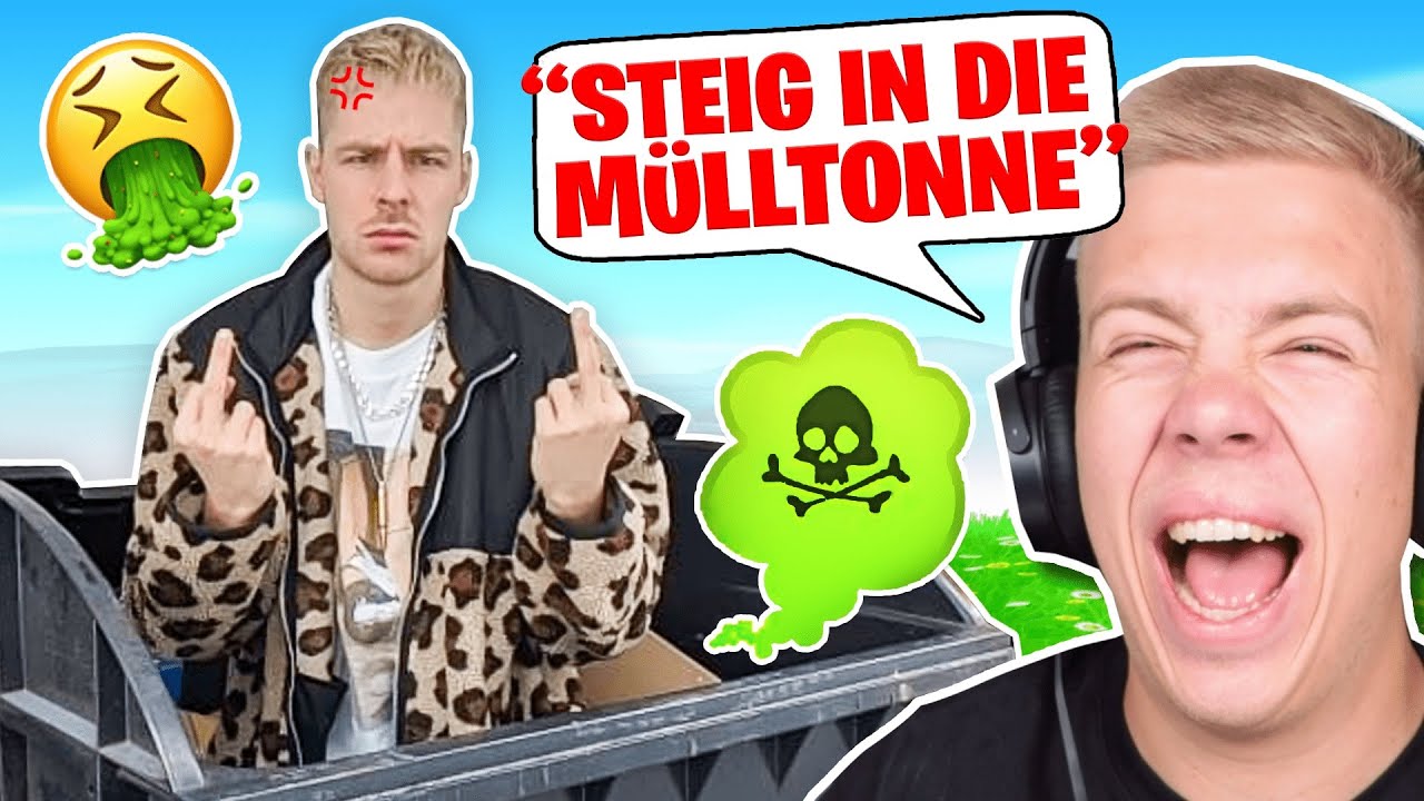 WENN ich DU WÄRE.. in MÜLLTONNE KLETTERN (ESKALIERT)!!