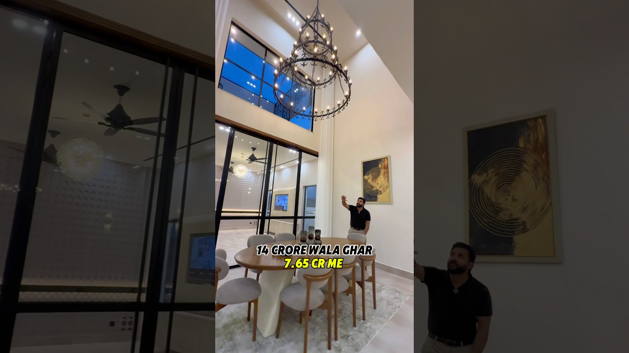 1 kanal luxury house |7.65 crore 15KV Solar | Semi Furnished  for sale in bahria town Rawalpindi