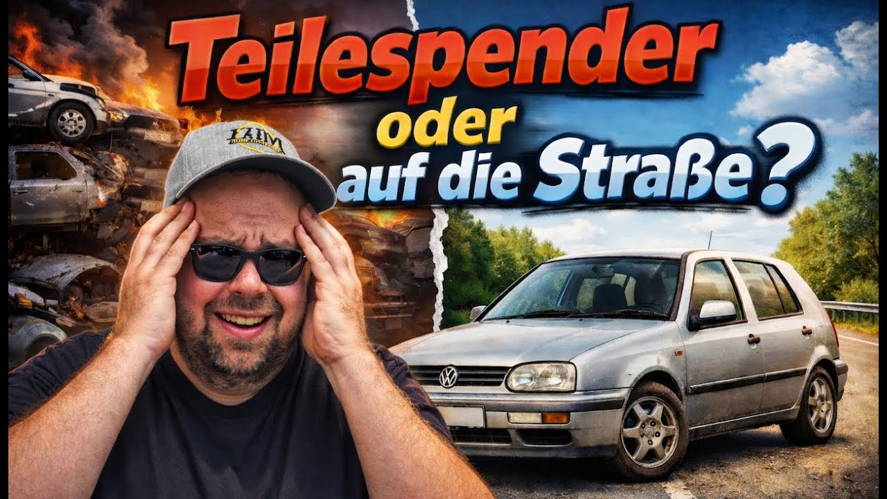 Wird unser neuer VW Golf 3 zum Teilespender?