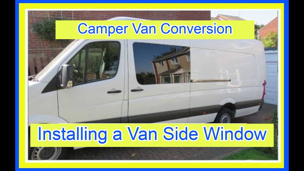 “I Built a VW Crafter Campervan WITH a Bathroom — Full Series!” -Installing a Bonded Van Window