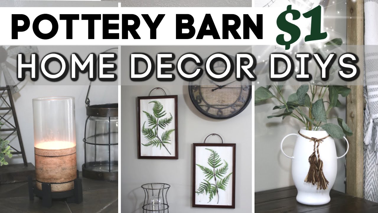 High-End POTTERY BARN INSPIRED Dollar Tree DIYS MODERN FARMHOUSE | $1 DIY Dollar Tree Room Decor