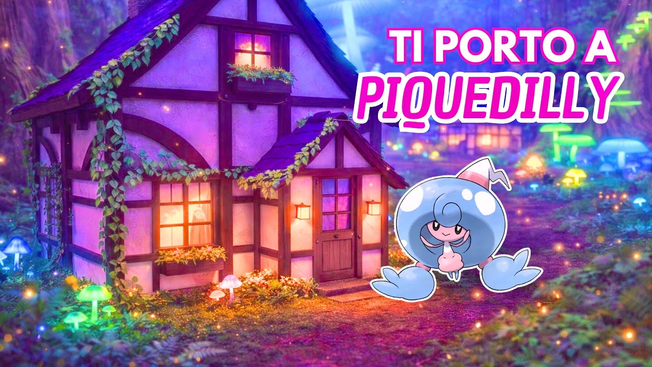 Viaggio immersivo a PIQUEDILLY🎨 (Galar) | ASMR Pokémon