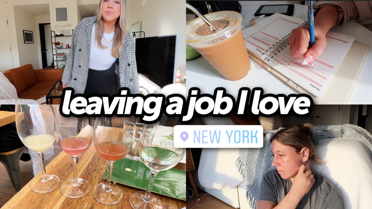 leaving a job I loved...last week of work (week in my life)