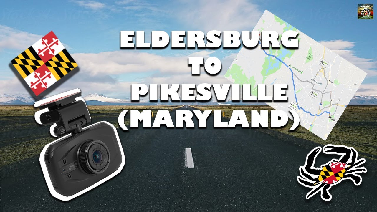 DASHCAM Drive from Eldersburg to the Pikesville Maryland on 08/29/2019