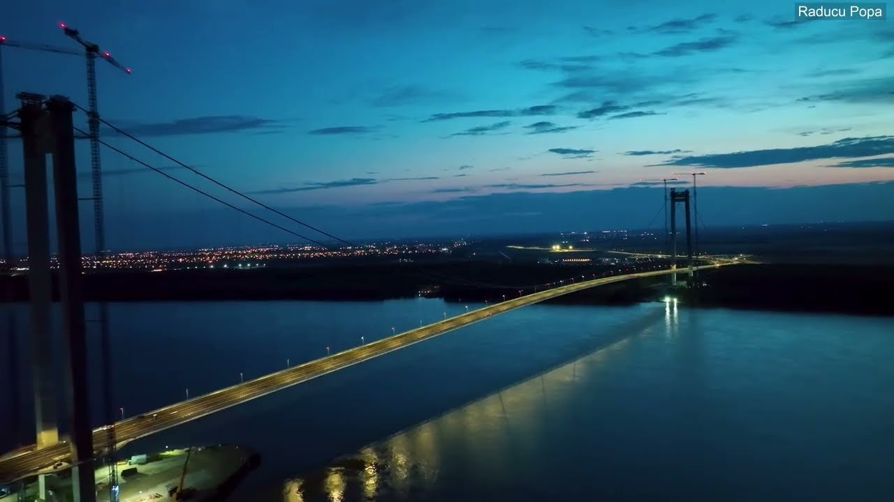 A fost inaugurat cel mai mare pod suspendat din Rom&acirc;nia