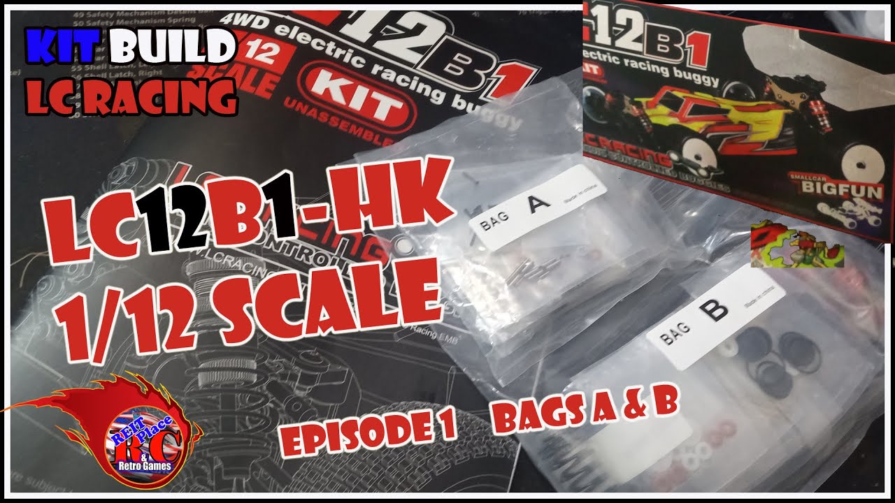 LC12B1- HK - Сборка комплекта - LC Racing - Эпизод 1 - Сумки A и B - Дифференциал и амортизаторы