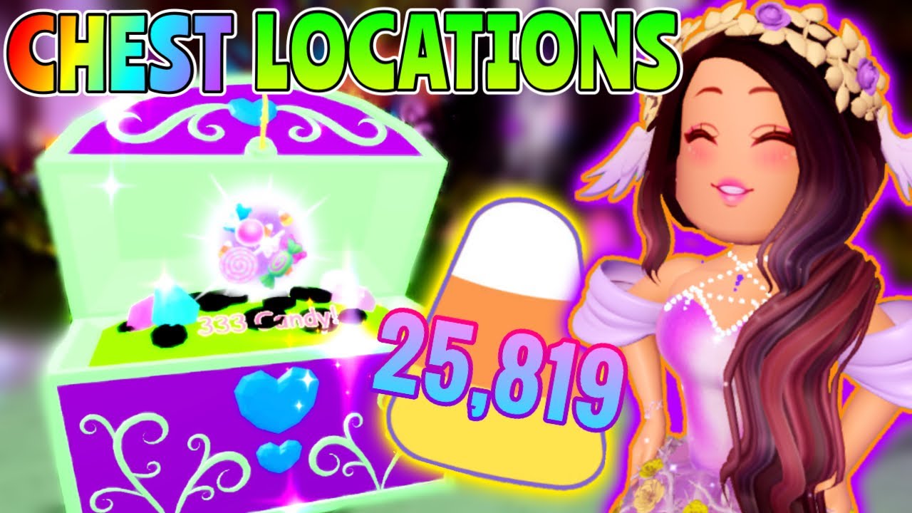 🍬2533+ БЕСПЛАТНЫХ КОНФЕТ // МЕСТА РАСПОЛОЖЕНИЯ СУНДУКОВ в обновлении Royale High на Хэллоуин 2025