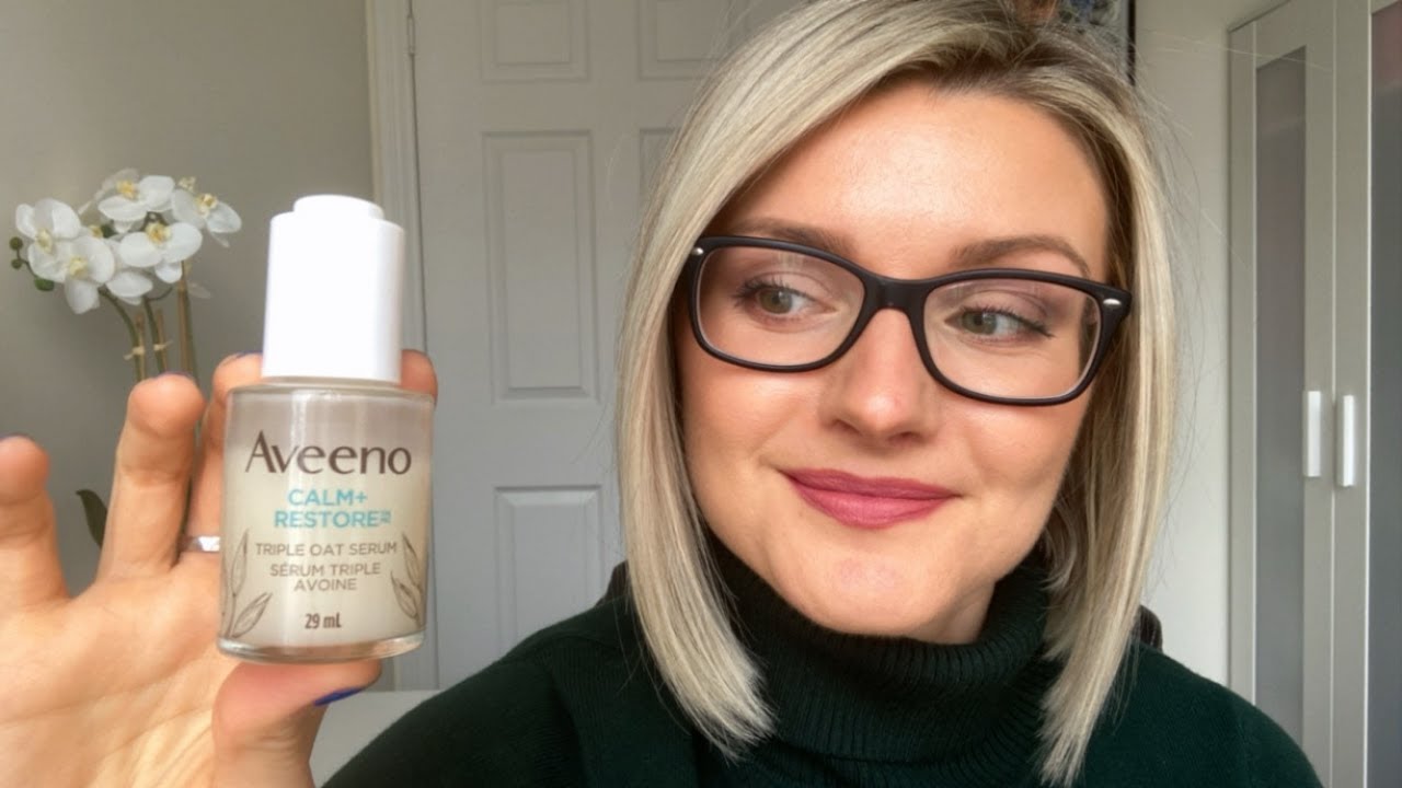 Product Review: Aveeno Calm + Restore Triple Oat Serum | Cristina Maria