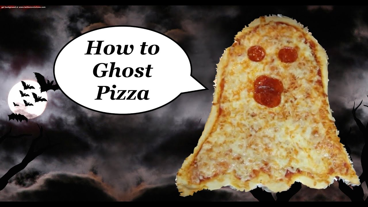 Ghost Pizza How to Halloween Tutorial The Rachel Dixon cooking for the family