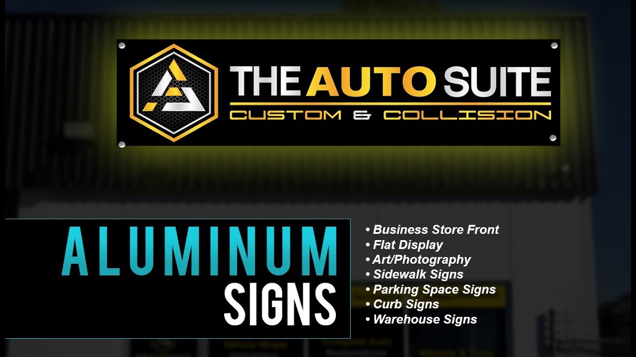 Aluminum Metal Sign - Product Video | Neil Jou Productions