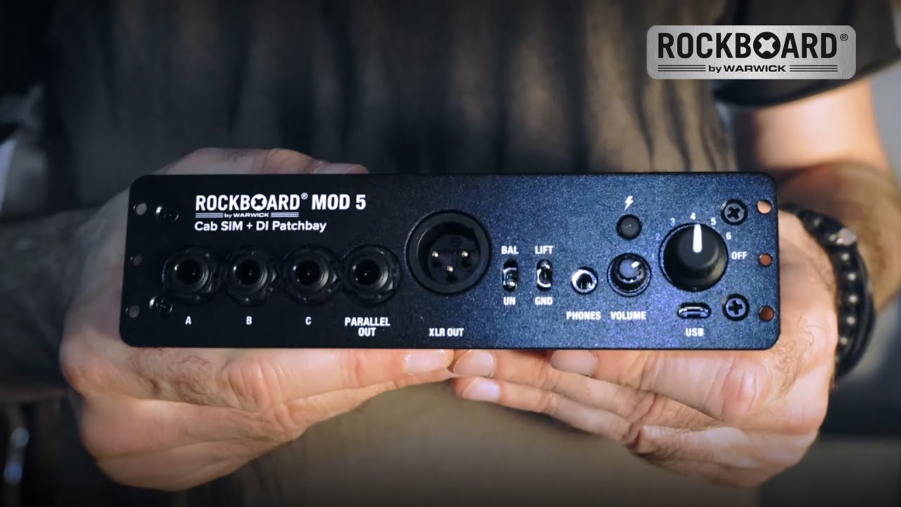 RockBoard® MOD 5 CAB SIM / DI PATCHBAY presented by Hans Platz from ‘Feuerschwanz‘