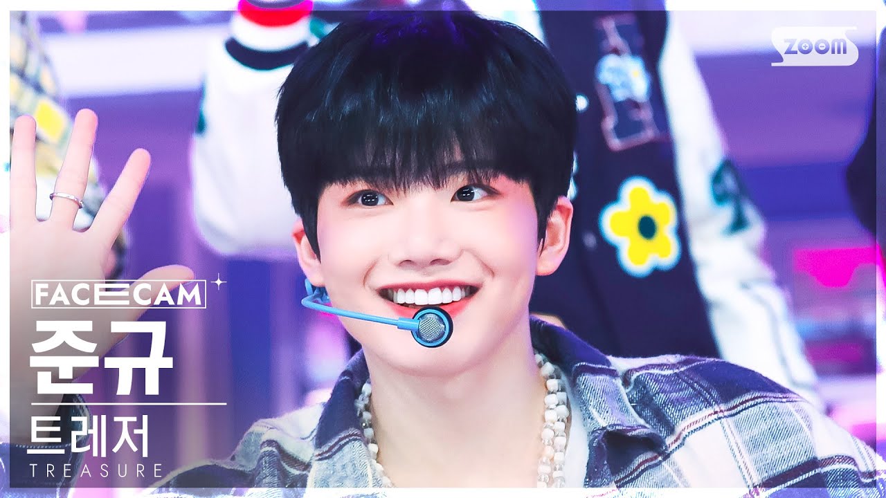 [페이스캠4K] 트레저 준규 'HELLO' (TREASURE JUNKYU FaceCam) @SBS Inkigayo 221009