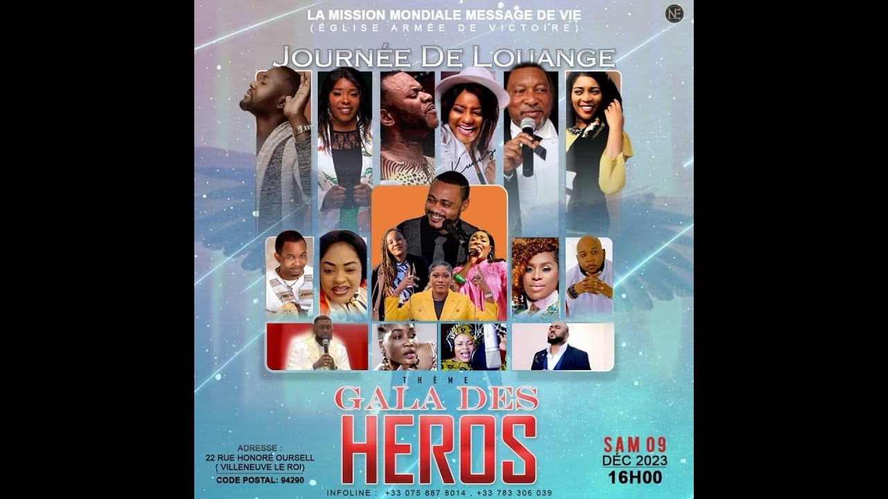 PARIS EN FEU GALA DES HEROS ,AVEC TRIO NGUNGA NGELE