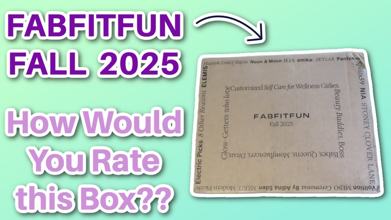FABFITFUN Fall 2025 - How Would You Rate This Box??