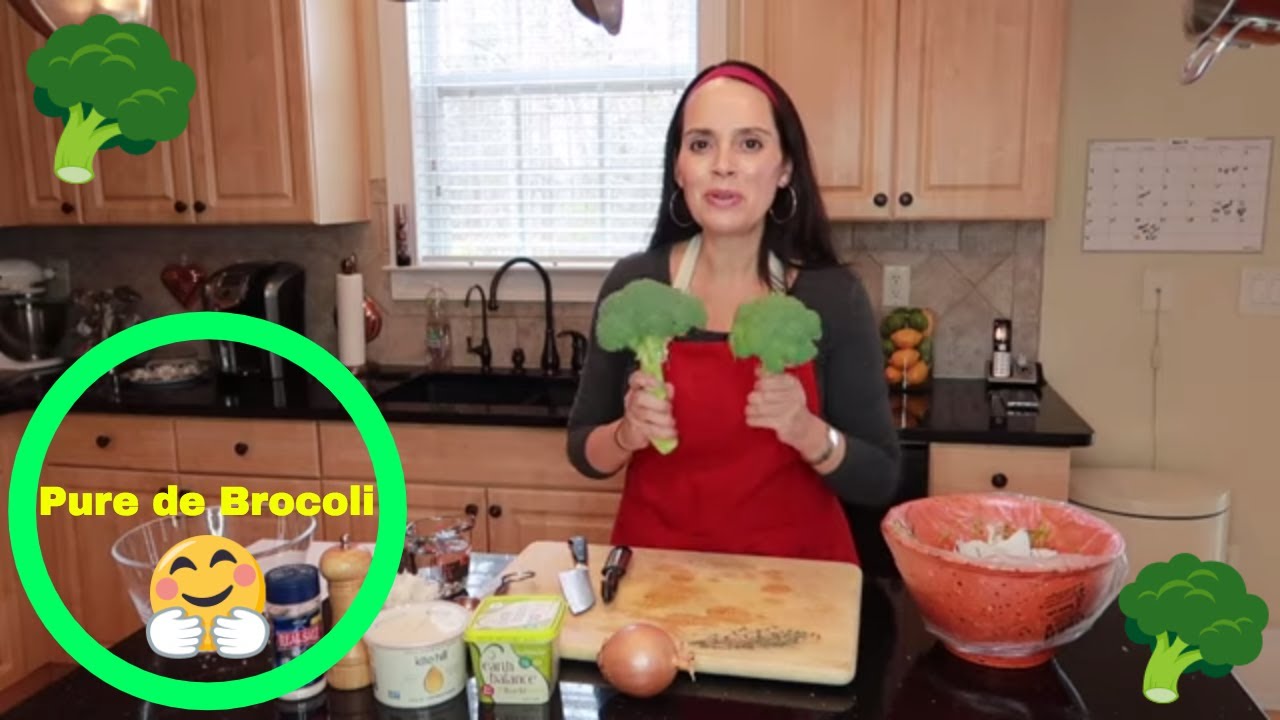 PURE DE BROCOLI.  Si estas buscando por ideas de como preparar el brocoli esta receta es fabulosa.