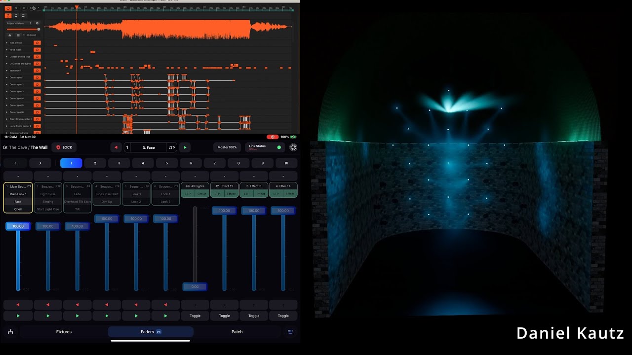 Multi Screen - Time Coded Show in Blackout Lighting Console - This is what you are