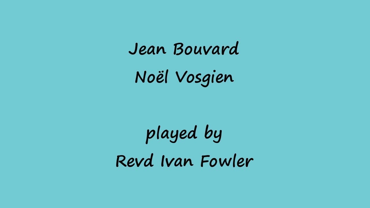 Jean Bouvard - No&euml;l Vosgien