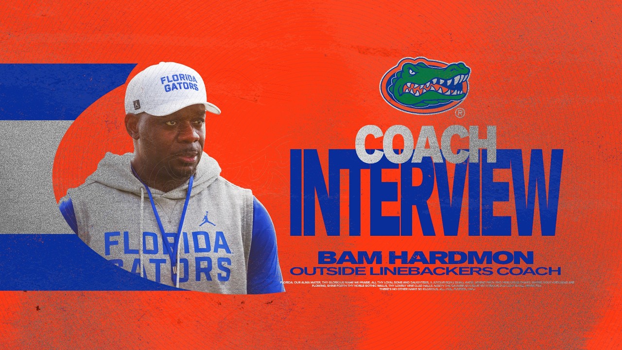 Florida Football Coach Interview | Bam Hardmon, Outside Linebackers Coach