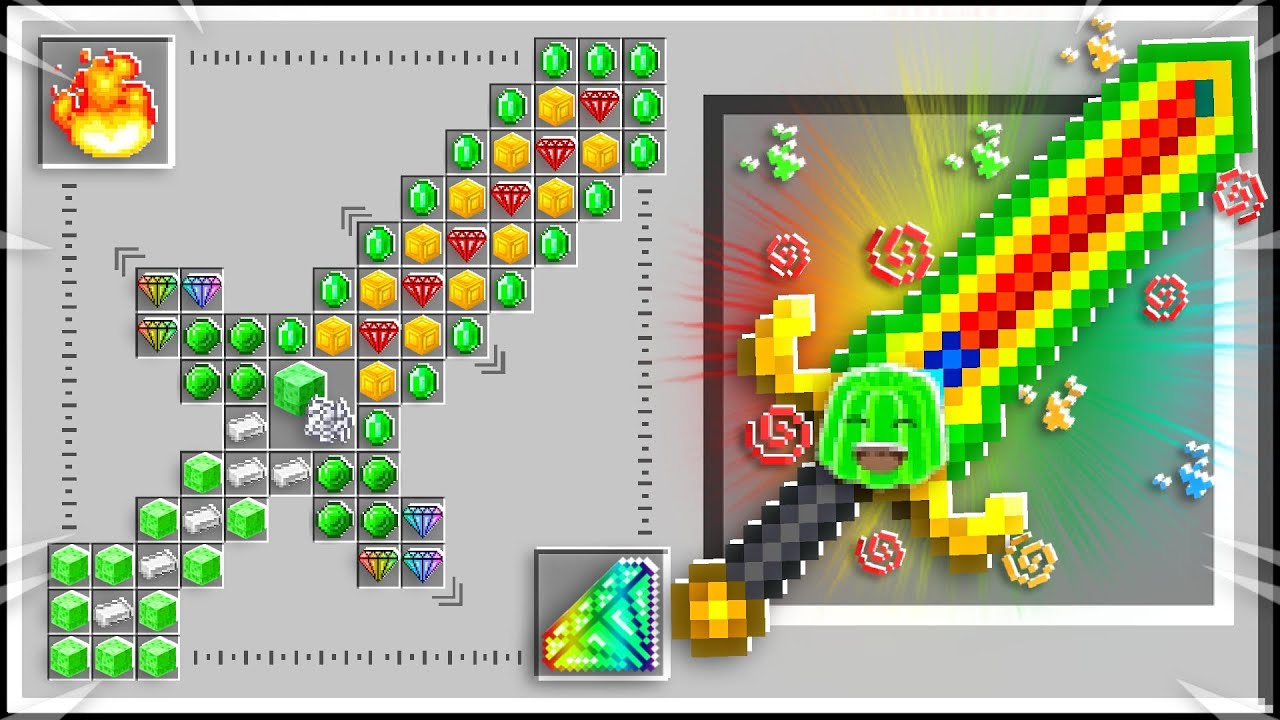How to Craft Jelly's $1,000,000 Minecraft Sword! *OP*
