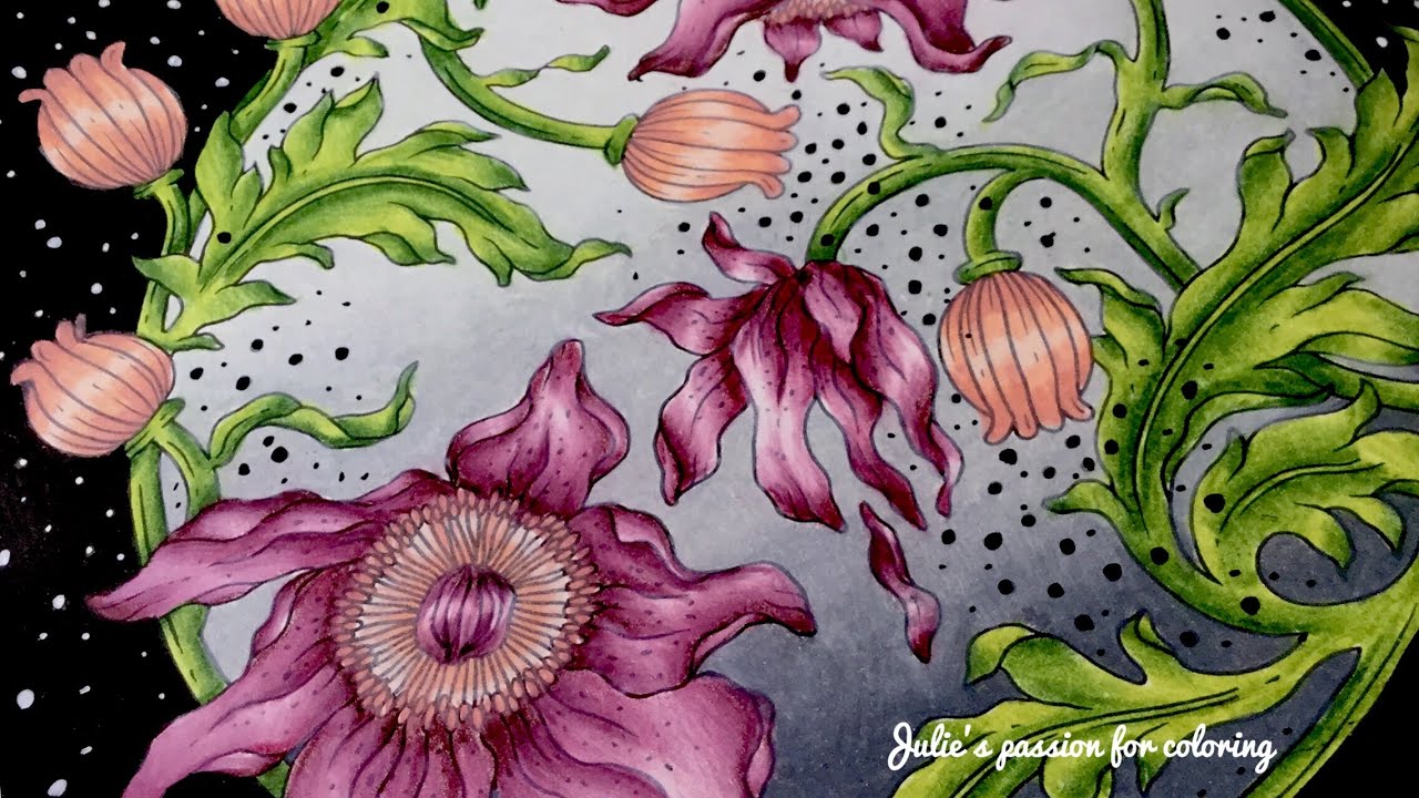 TIDEVARV by Hanna Karlzon - prismacolor pencils - color along