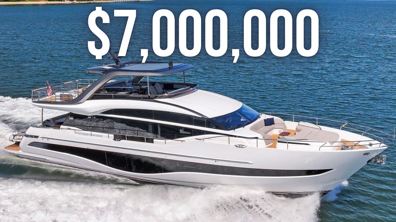 Inside a $7,000,000 Yacht | Princess Y85 SuperYacht Tour
