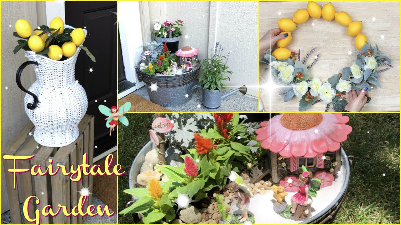 DIYs Para Decorar La Entrada De La Casa En VERANO  Fairytale Garden
