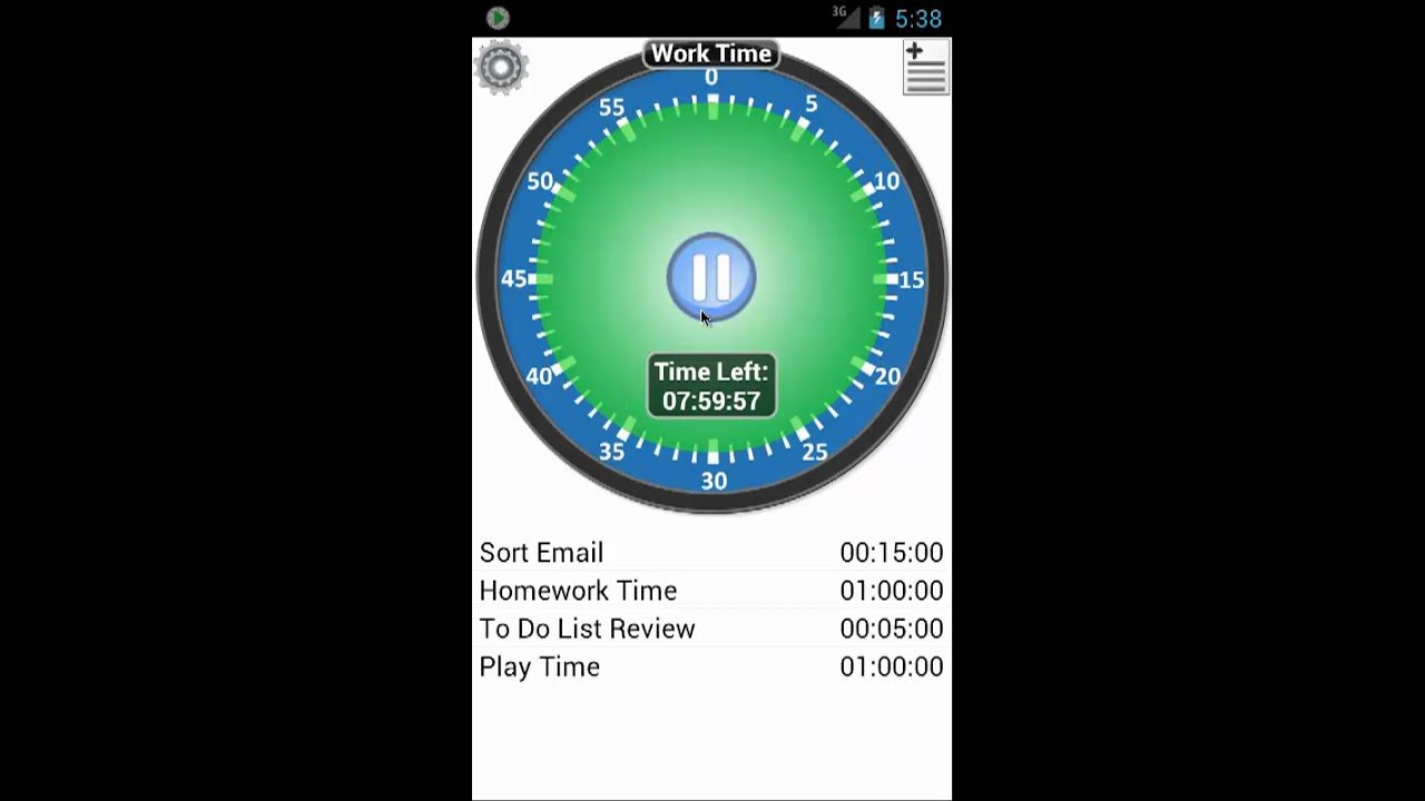 Activity Timer V2 for Android