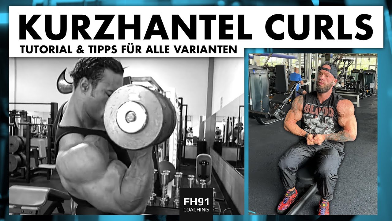 Nie mehr dünne Arme mit DIESEN Übungen! Alle Varianten von Kurzhantel Curls mit vielen Tipps 🦾