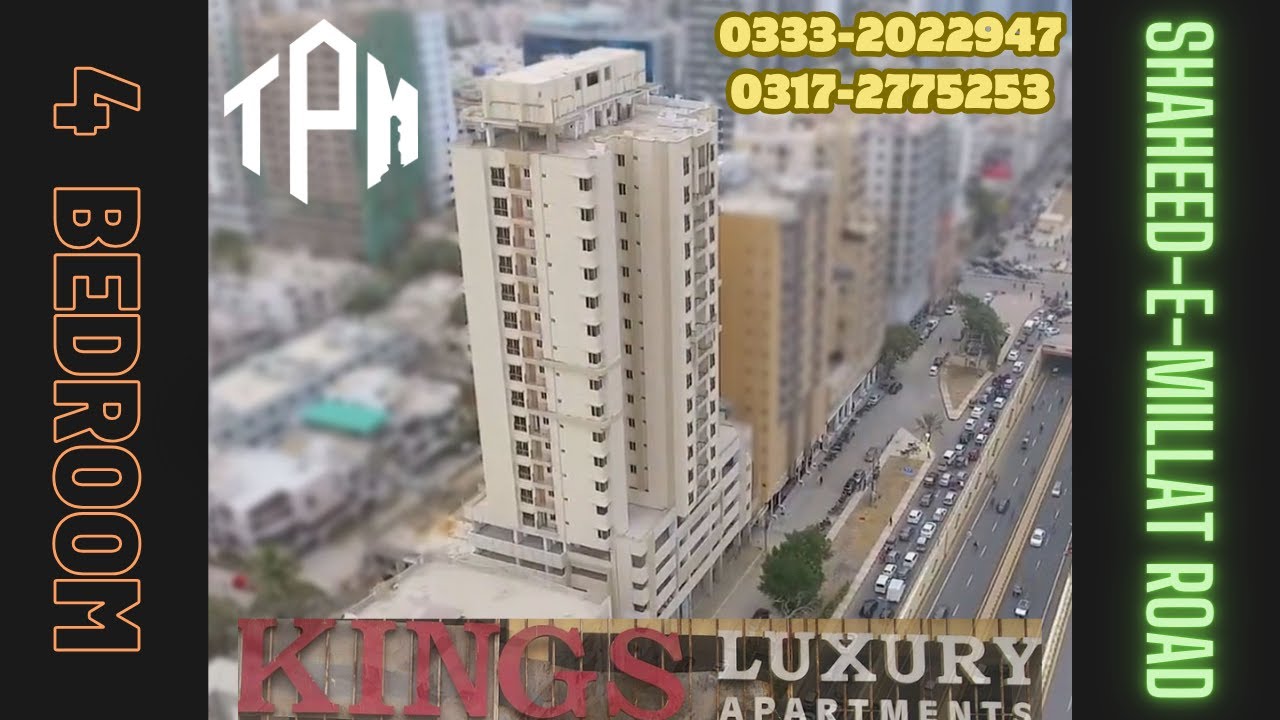 4 Bed DD Kings Luxury Apartment - Shaheed-E-Millat Road