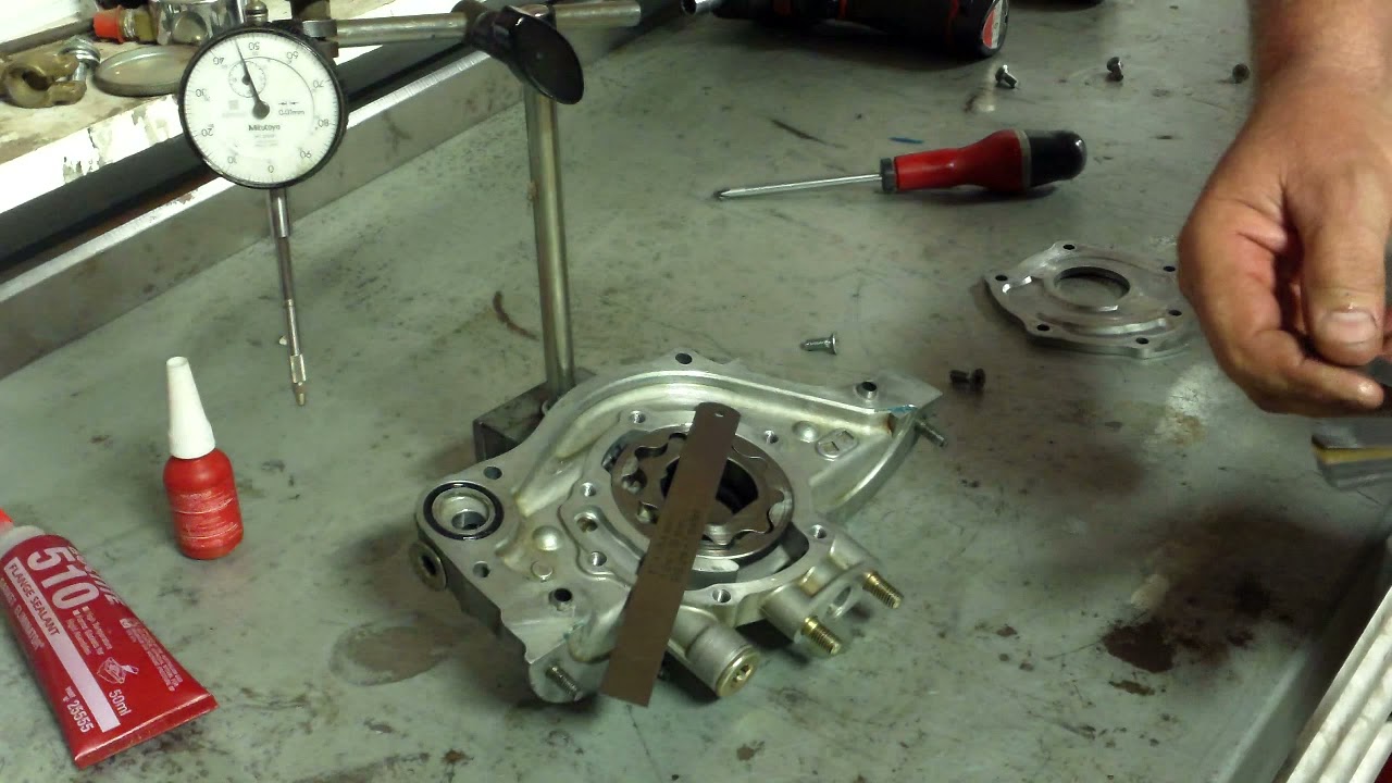 Step 20 Oil Pump measurements and assembly
