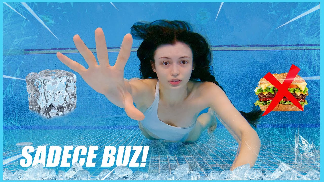 3 G&Uuml;N BOYUNCA SADECE BUZ YEDİM! (-4 KİLO)
