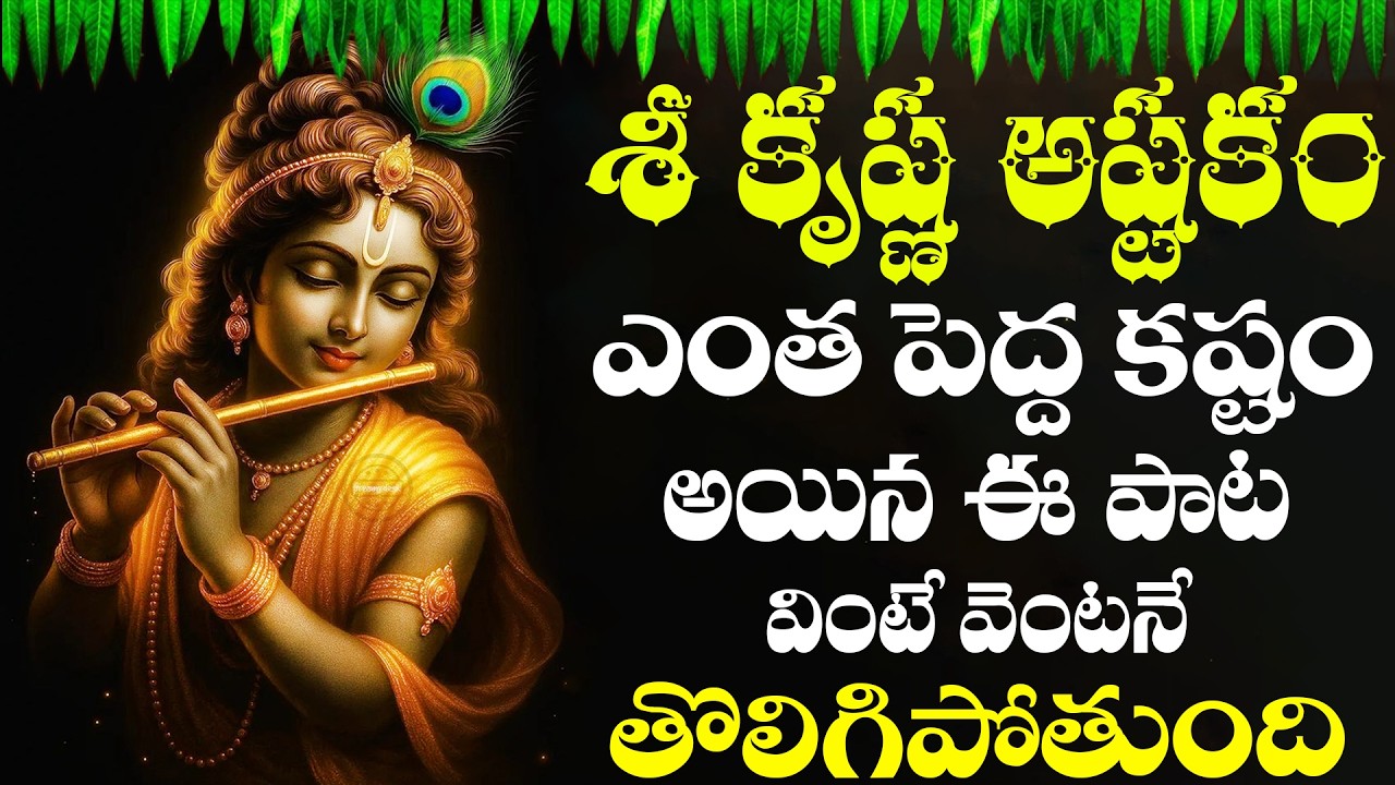 బుధవారం కృష్ణుని పాటలు వింటే ఆయురారోగ్యాలు మీ సొంతం || అచ్యుతం కేశవం || Krishna Famous Songs