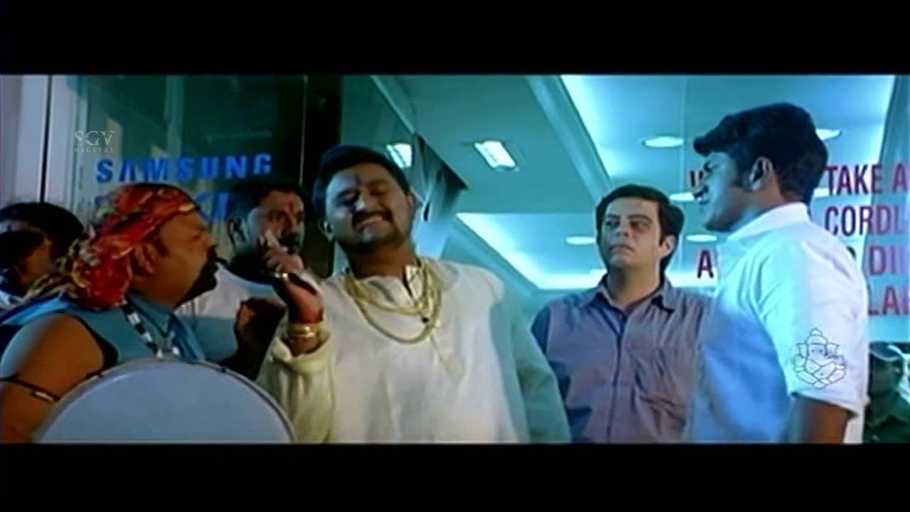 Komal Comedy Scenes | Vamshi Kannada Movie | Kannada Comedy Scenes | Puneeth Rajkumar